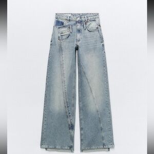 Zara Double Waist Jeans
